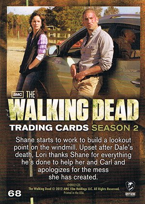 Cryptozoic The Walking Dead Season 2 Base Card 68 Point of View