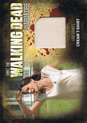Cryptozoic The Walking Dead Season 2 Wardrobe Card M7 Lori's Cream T-Shirt