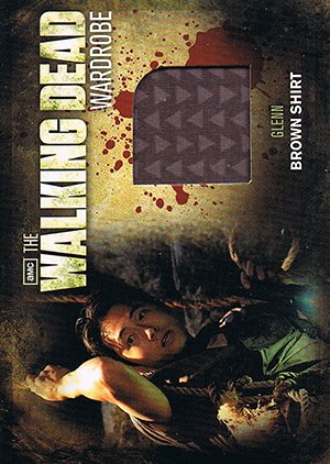 Cryptozoic The Walking Dead Season 2 Wardrobe Card M6 Glenn's Brown Shirt