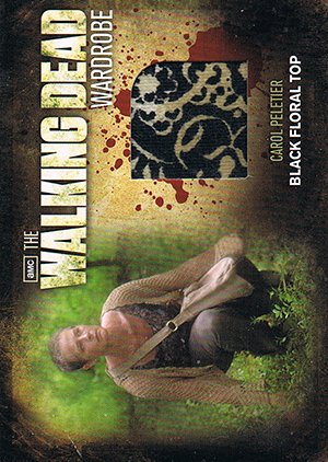Cryptozoic The Walking Dead Season 2 Wardrobe Card M13 Carol's Black Floral Top