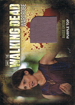 Cryptozoic The Walking Dead Season 2 Wardrobe Card M23 Maggie's Purple Top