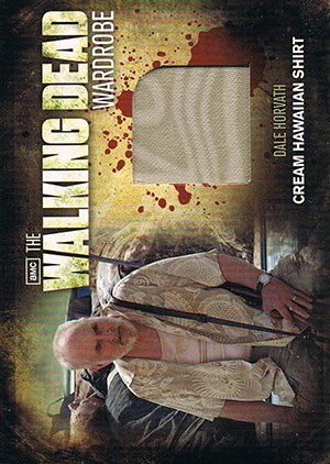 Cryptozoic The Walking Dead Season 2 Wardrobe Card M24 Dale's Cream Hawaiian Shirt