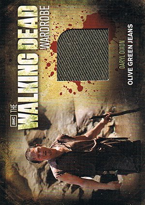 Cryptozoic The Walking Dead Season 2 Wardrobe Card M27 Daryl's Olive Green Jeans