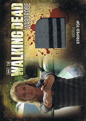 Cryptozoic The Walking Dead Season 2 Wardrobe Card M12 Andrea's Striped Top