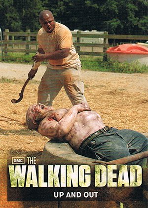 Cryptozoic The Walking Dead Season 2 Base Card 34 Up and Out