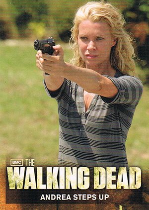 Cryptozoic The Walking Dead Season 2 Base Card 46 Andrea Steps Up