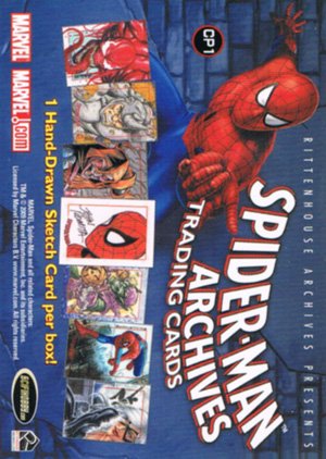 Rittenhouse Archives Spider-Man Archives Promo Card CP1 
