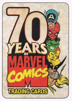 Rittenhouse Archives Marvel 70th Anniversary Base Card 1 Checklist