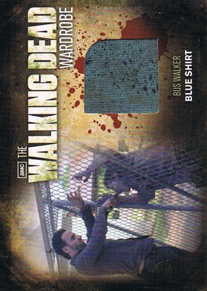 Cryptozoic The Walking Dead Season 2 Wardrobe Card M33 Bus Walker's Blue Uniform (Binder Exclusive Card)