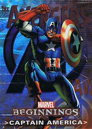 Upper Deck Marvel Beginnings Series III Holograms HA-5 Captain America