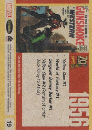 Rittenhouse Archives Marvel 70th Anniversary Base Card 19 1956