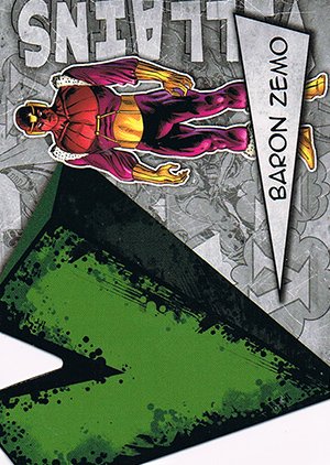 Upper Deck Marvel Beginnings Series III Die-Cut Villains Card V-3 Baron Zemo