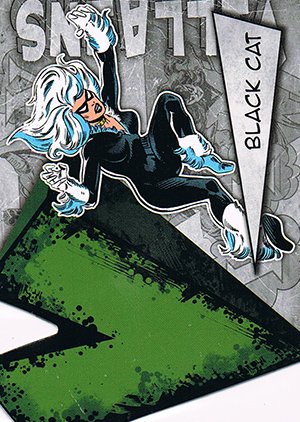 Upper Deck Marvel Beginnings Series III Die-Cut Villains Card V-4 Black Cat