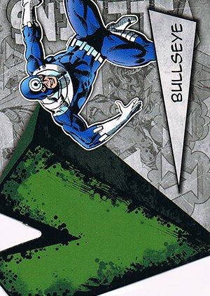Upper Deck Marvel Beginnings Series III Die-Cut Villains Card V-5 Bullseye