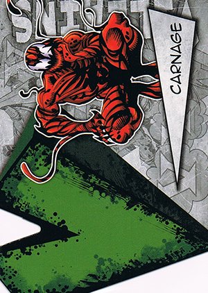 Upper Deck Marvel Beginnings Series III Die-Cut Villains Card V-6 Carnage