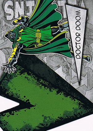 Upper Deck Marvel Beginnings Series III Die-Cut Villains Card V-8 Doctor Doom