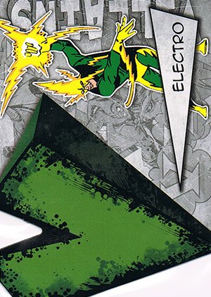 Upper Deck Marvel Beginnings Series III Die-Cut Villains Card V-10 Electro