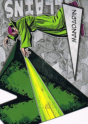 Upper Deck Marvel Beginnings Series III Die-Cut Villains Card V-25 Mandarin