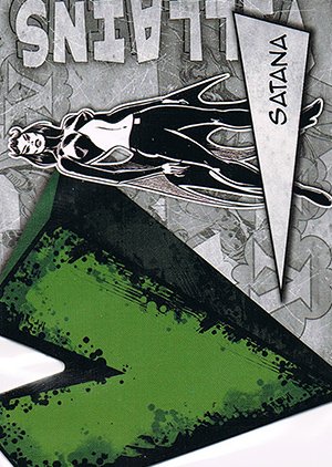 Upper Deck Marvel Beginnings Series III Die-Cut Villains Card V-37 Satana