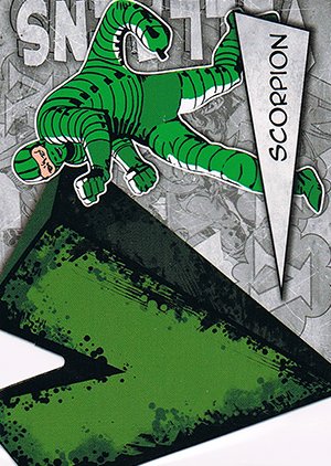 Upper Deck Marvel Beginnings Series III Die-Cut Villains Card V-38 Scorpion