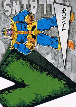 Upper Deck Marvel Beginnings Series III Die-Cut Villains Card V-42 Thanos