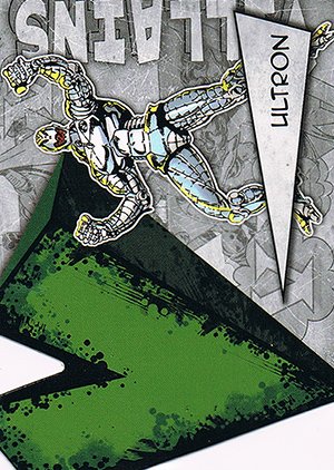 Upper Deck Marvel Beginnings Series III Die-Cut Villains Card V-44 Ultron