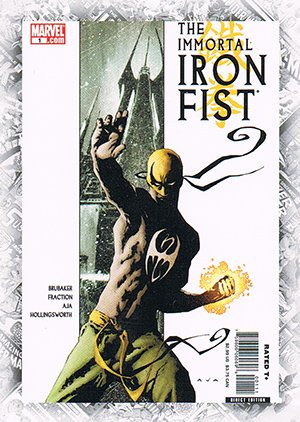 Upper Deck Marvel Beginnings Series III Break Through Card B-101 Immortal Iron Fist #1