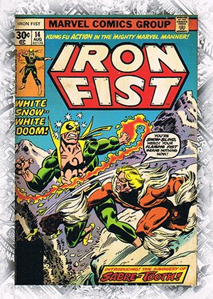 Upper Deck Marvel Beginnings Series III Break Through Card B-110 Iron Fist #14