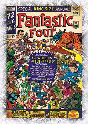Upper Deck Marvel Beginnings Series III Break Through Card B-117 Fantastic Four Annual #3