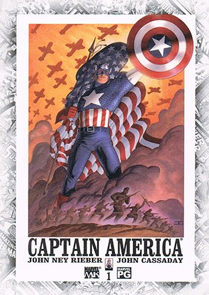 Upper Deck Marvel Beginnings Series III Break Through Card B-127 Captain America (vol. 4) #1