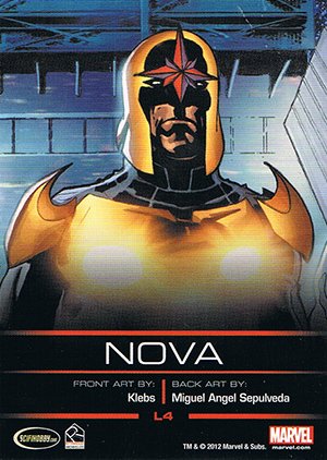 Rittenhouse Archives Legends of Marvel Nova L4 
