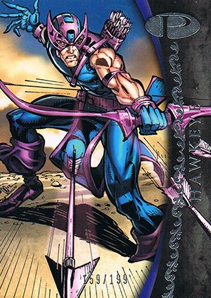 Upper Deck Marvel Premier Base Card 10 Hawkeye