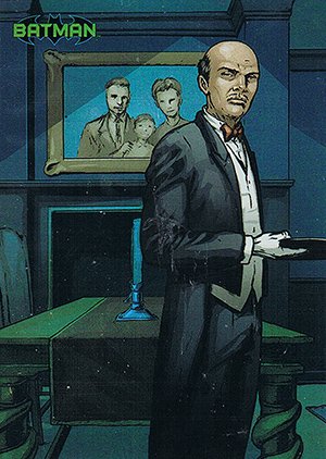 Cryptozoic Batman: The Legend Parallel Foil Card 7 Alfred Pennyworth