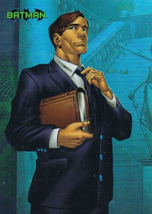 Cryptozoic Batman: The Legend Parallel Foil Card 16 Harvey Dent