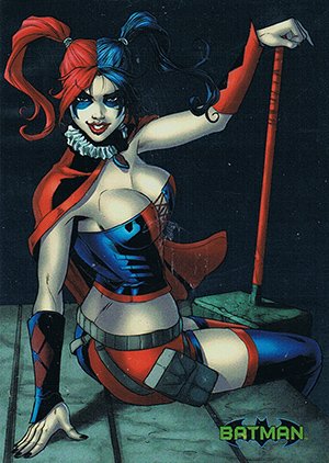 Cryptozoic Batman: The Legend Parallel Foil Card 52 Harley Quinn