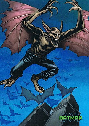 Cryptozoic Batman: The Legend Parallel Foil Card 56 Man-Bat
