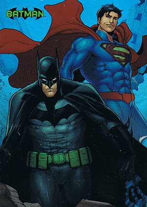 Cryptozoic Batman: The Legend Parallel Foil Card 62 Batman & Superman