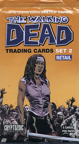Cryptozoic The Walking Dead Comic Book Series 2   Empty Retail Wrapper