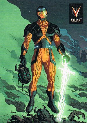 Rittenhouse Archives Valiant Preview Trading Card Set Base Card V2 X-O Manowar