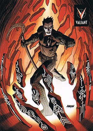 Rittenhouse Archives Valiant Preview Trading Card Set Base Card V6 Shadowman