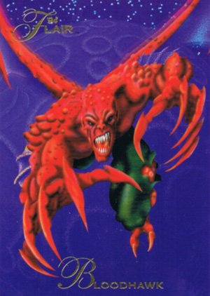 Fleer Marvel Annual Flair '94 Base Card 124 Bloodhawk