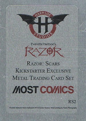 Hartsoe Studios Razor: Scars Metal Base Card RS2 