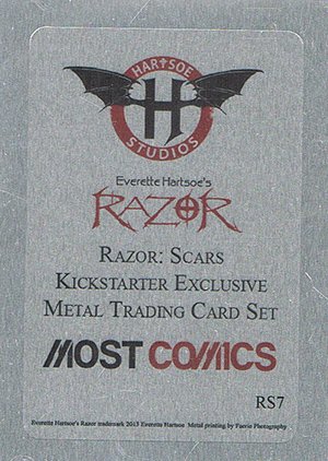 Hartsoe Studios Razor: Scars Metal Base Card RS7 