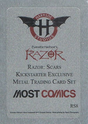Hartsoe Studios Razor: Scars Metal Base Card RS8 