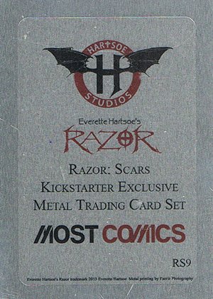 Hartsoe Studios Razor: Scars Metal Base Card RS9 