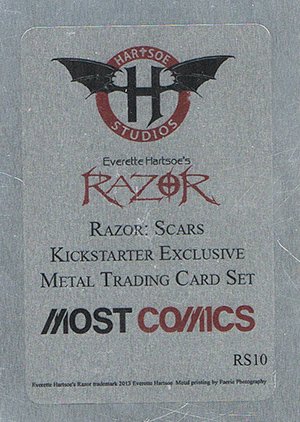 Hartsoe Studios Razor: Scars Metal Base Card RS10 