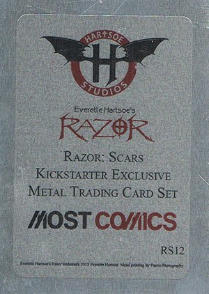Hartsoe Studios Razor: Scars Metal Base Card RS12 