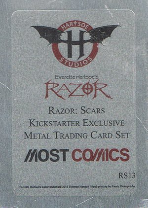 Hartsoe Studios Razor: Scars Metal Base Card RS13 