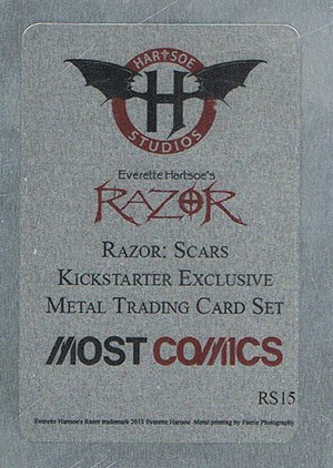 Hartsoe Studios Razor: Scars Metal Base Card RS15 
