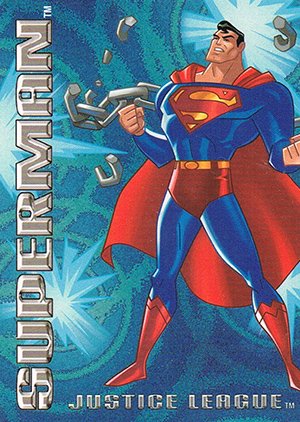 KF Holdings Justice League (Post Cereal) Base Card 6 of 7 Superman